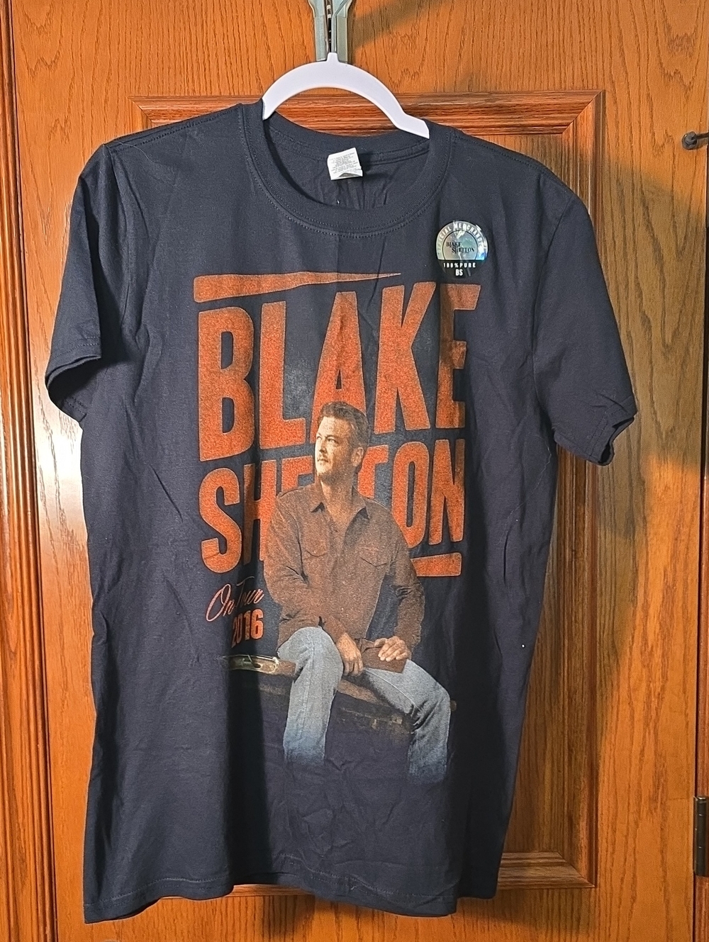Blake Shelton Navy Graphic Tour T-Shirt
